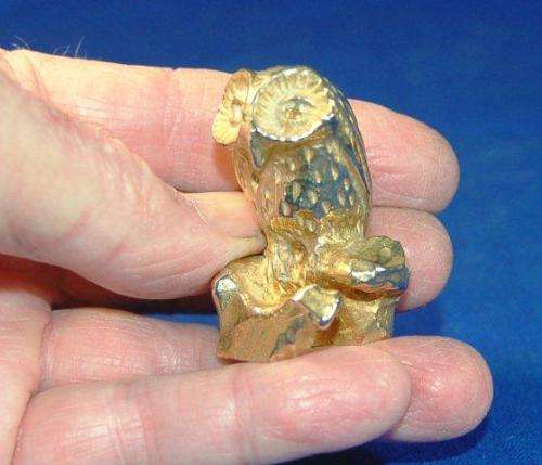 3 Quality Brass Owls - As Per Pictures - Tallest 75mm