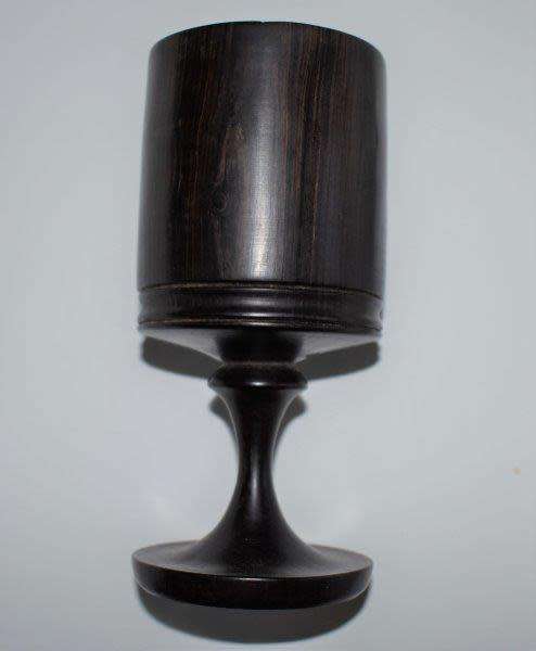 Small Wooden Pestle and Mortar plus a Wooden Goblet - Pestle is 85mm in height