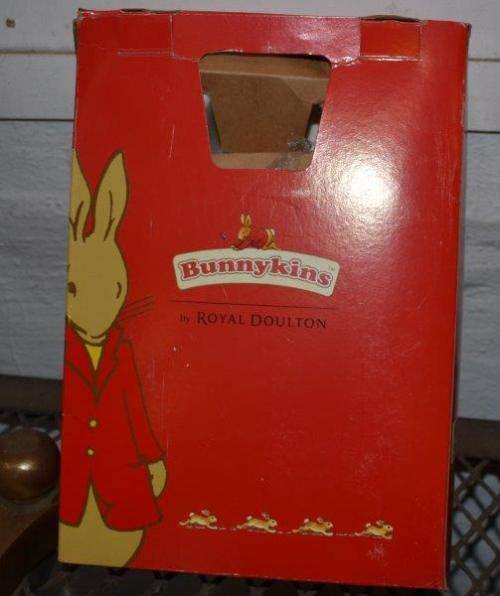 Bunnykins `Royal Doulton` Childrens Set. 1 Plate 1 Cereal Bowl and 1 Mug - Original Box included.