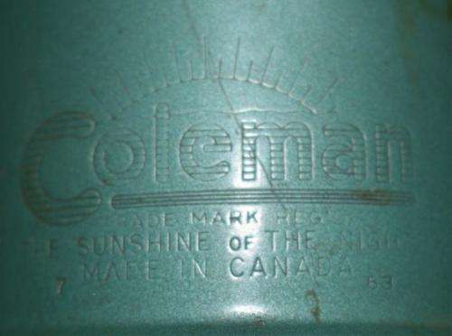 Rare Coleman Lantern Model 241 G (July 1963) Made in Canada - See all pictures - UNTESTED