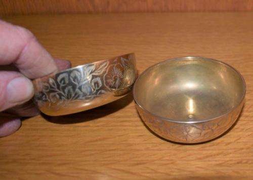 Lovely Vintage Brass Tray with 6 Assorted Brass Items - See Description For Details