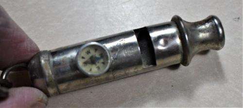 Vintage BING SHING (Etched Tiger Trade Mark) Whistle - Hong Kong. See description for details