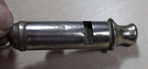 Vintage BING SHING (Etched Tiger Trade Mark) Whistle - Hong Kong. See description for details