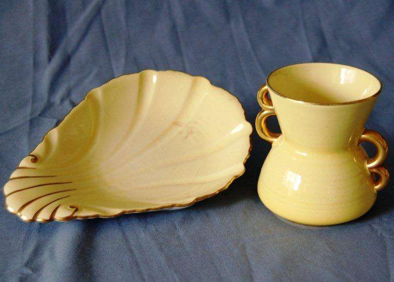 Carlton Ware Dish and Vase