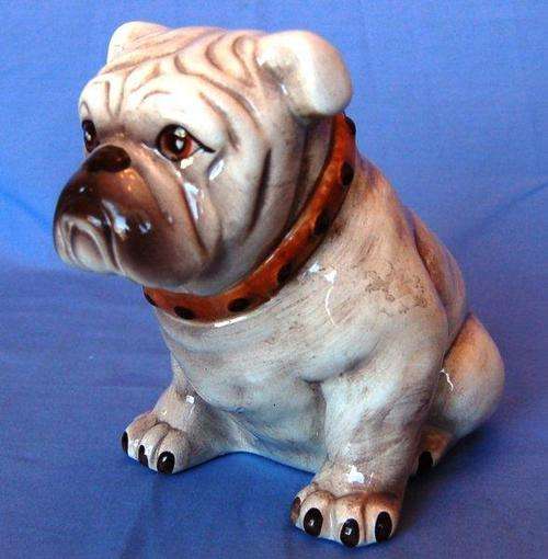 Ceramic Bulldog - 190mm High and 200mm Long