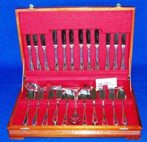 Eetrite 59 Piece AVON Canteen of Cutlery - Includes Matching Salad Spoon and a Gravy Ladle