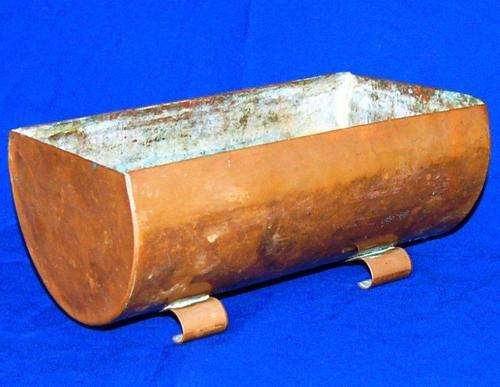 Copper Vase / Planter - 220mm Long X 110mm Wide