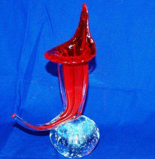 Murano Lilly Shaped Vase - Height 255mm