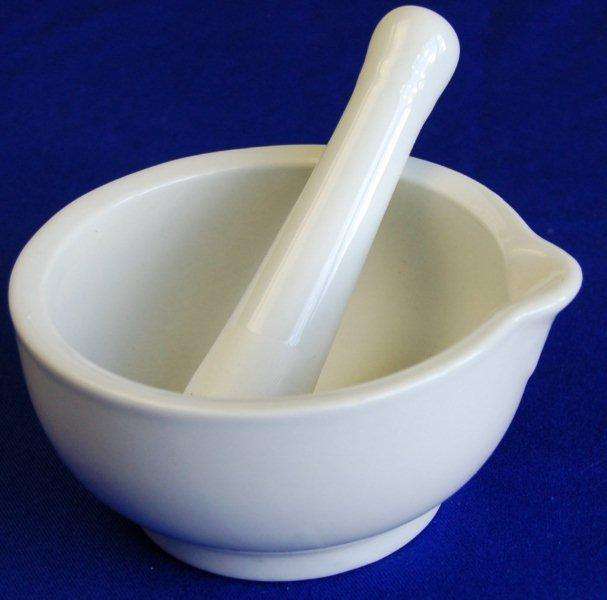 Ceramic Pestle and Mortar - Diameter 120mm
