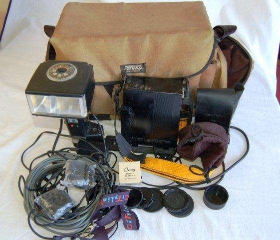 Assorted Job Lot - Including a Metz Flash Gun 60 CT-1 and Fotima Bag - See all details below