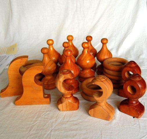 Bargain Lot of 24 Curtain Rod Accessories - See all pictures and details below.