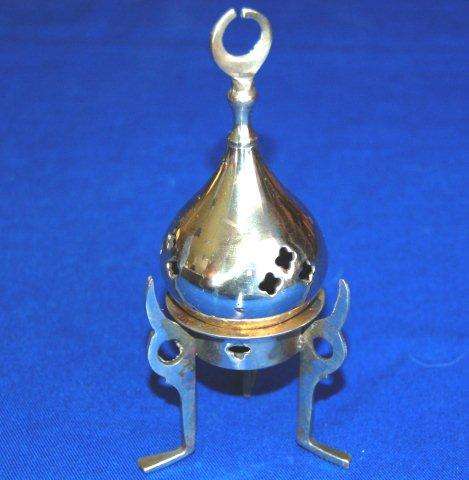 Dainty / Attractive Brass Incense Burner - Height 135mm