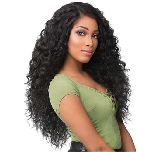 Chic Shaggy Curly Side Bang Long Synthetic Afro Wigs