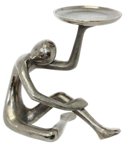 Bello Progetti - Lady Candle Holder - Raw Silver