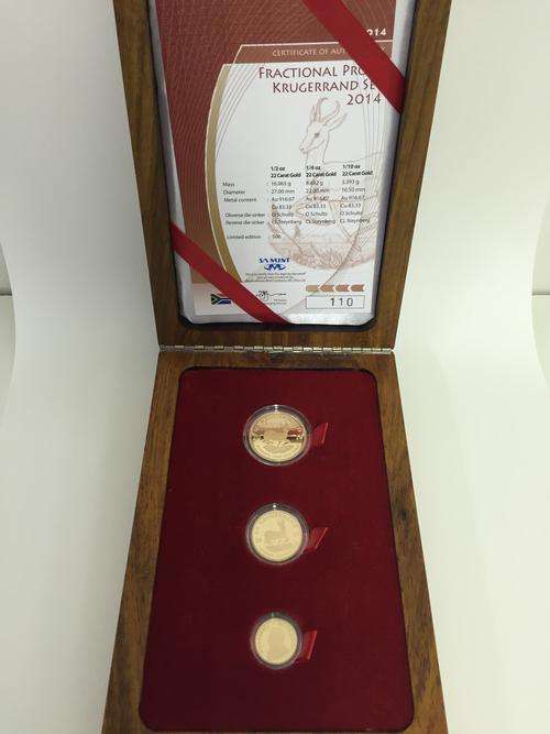 Limited 2014 Fractional Kruger Proof Set