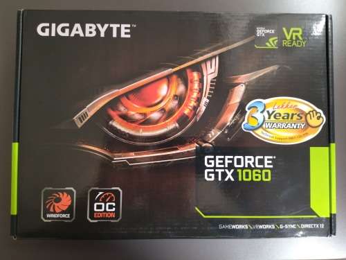Gigabyte Windforce GTX 1060 OC  3G