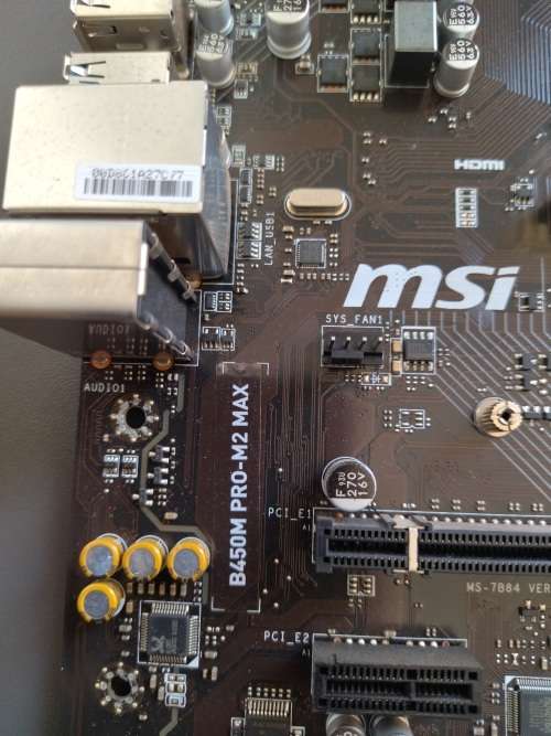 MSI B450M PRO-M2 MAX  (FOR REPAIRS OR SPARES)