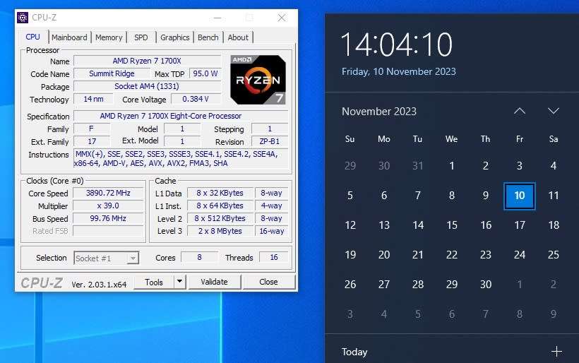 AMD RYZEN 7 - 1700X PROCESSOR