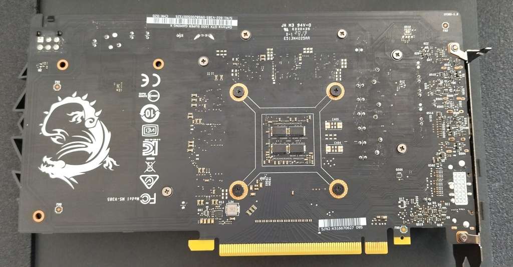 MSI Geforce GTX 1650 SUPER GAMING X