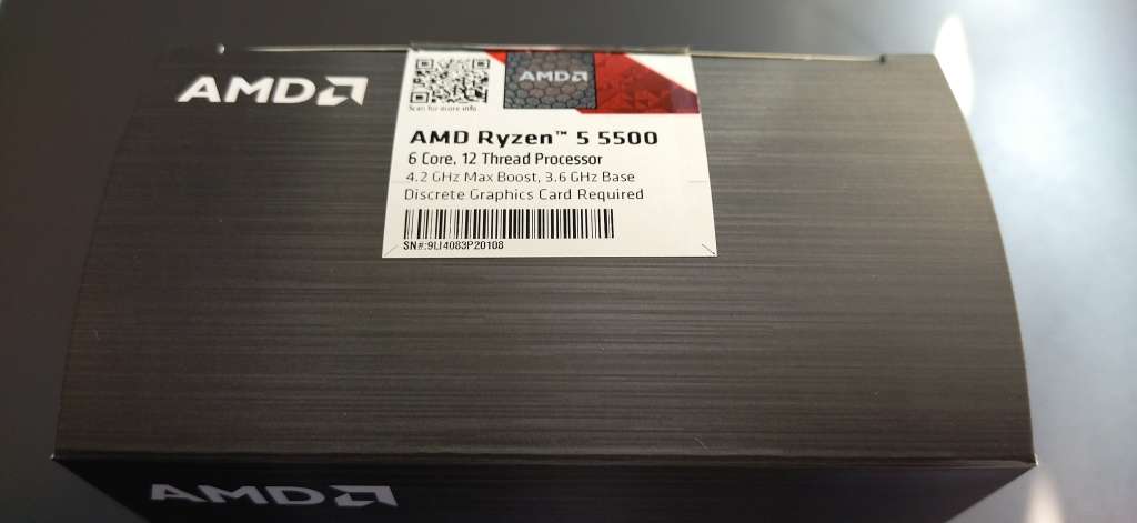 AMD Ryzen 5 5500 6-Core AM4 CPU Processor