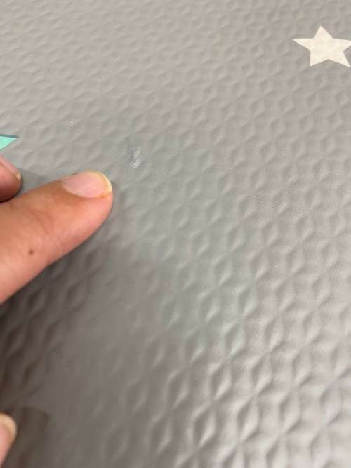 EVA Foam Baby Playmat - Light Grey with Colourful Stars - FACTORY STOCK