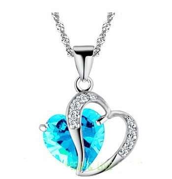 A Heart Full of Love [Blue] Pendant Necklace