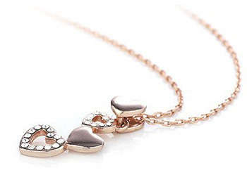 Hearts In Line Pendant