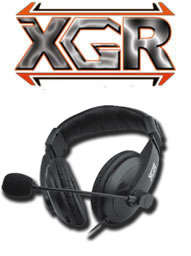 ==> XGR BASS NOISE REDUCTION HEADPHONES WITH MIC FOR SKYPE, GAMING OR MEDIA!!