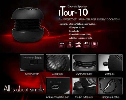 ==> DIVOOM I-Tour 10 Capsule Speaker System!!