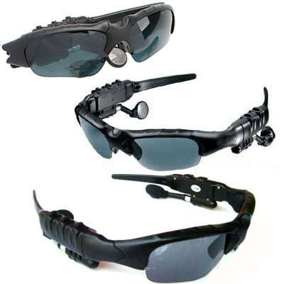 ==> 2GB MP3 Sunglasses with built in MP3 Music player, Pouch & Cleaning Cloth!!