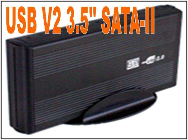 ==> **NEW IN ALLUMINIUM!!** BLACK & STUNNING IN IT'S STAND!! 3.5'' ENCLOSURE FOR SATA HARD DISK!!
