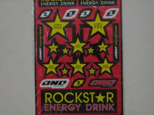 ROCKSTAR RACING STICKERS