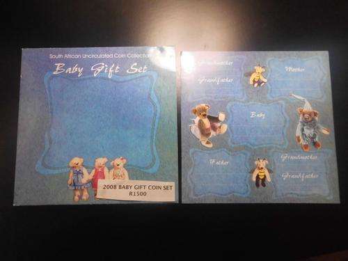 2008 SOUTH AFRICAN UNCIRCULATED COIN COLLECTION BABY GIFT SET | MINT LAUNCH PRICE R1500  LOW MINTAGE