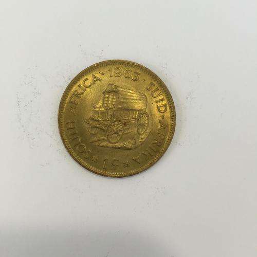 1963 REPUBLIC OF SOUTH AFRICA ONE CENT COIN | FUN SUNDAY | | R1 START |