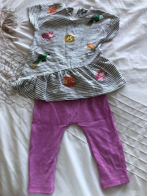 Baby Girl Two Piece Outfit by Next in Size 9-12 months