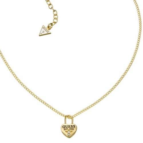 Guess True Love Heart Lock Pendant