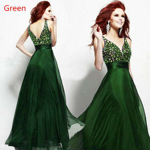 Sexy Beaded Evening Dress