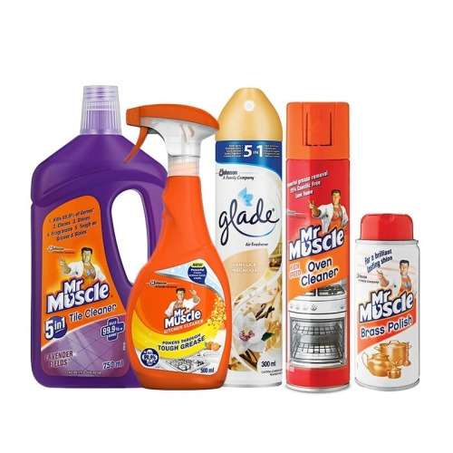 5 Piece Home Bundle - Glade & Mr Muscle