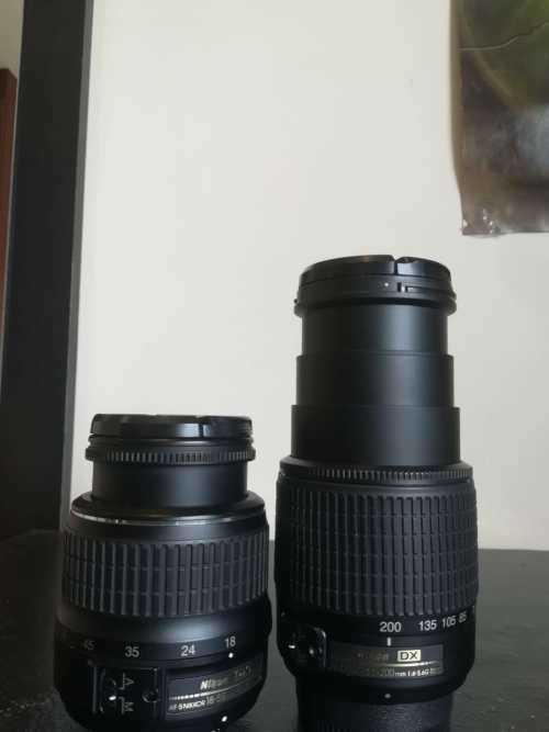 Special** Nikon D3100 with 55-200mm lens + 18-55mm lens + 1 lens hood + charger BIG BUNDLE!!