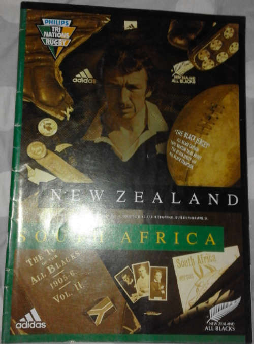 New Zealand vs South Africa at Jade Stadium, Christchurch 2000 programme
