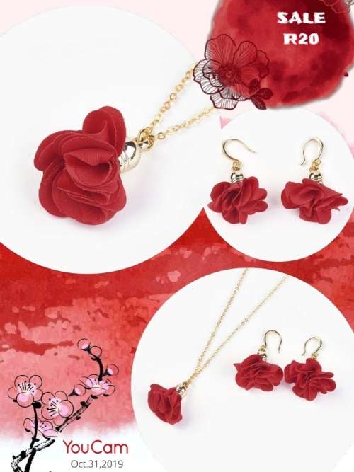 Cloth Pendant Decorations Jewelry Sets.