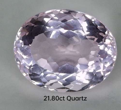 21.80ct CANDY FLOSS PINK QUARTZ