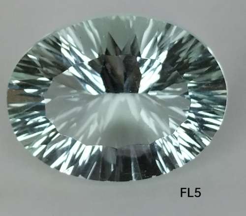 17.89ct INTENSE LIGHT BLUE GREEN FLUORITE