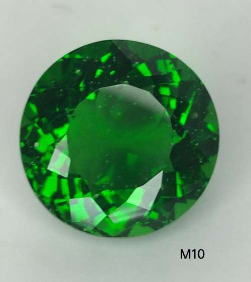 12.31ct VIVID BOTTLE GREEN AAA MOLDAVITE(TEKTITE)