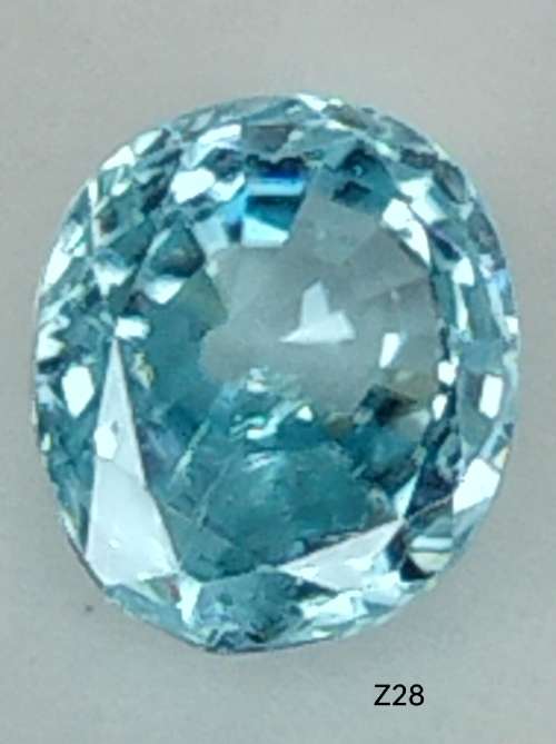 2.85ct - STUNNING!!! - ULTRA RARE COLOUR 100% NATURAL TOP DEEP OCEAN BLUE ZIRCON