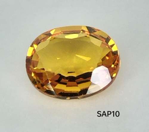 3.67ct ORANGE/YELLOW SAPPHIRE