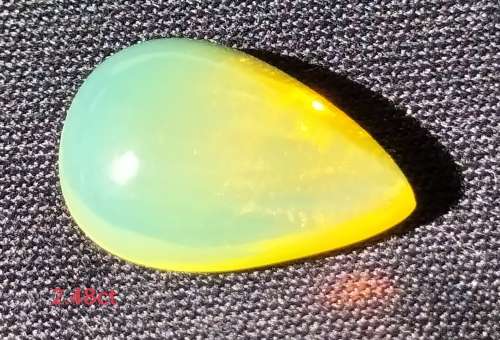 2.48ct ULTRA RARE!!! 100% GENUINE REAL Opal *RARE* Yellow/Orange/Pink/G/Blue Fire - WELO - VVS