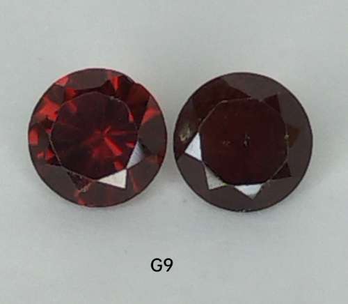 1.96ct BURGANDY READ A GRADE GARNET PAIR