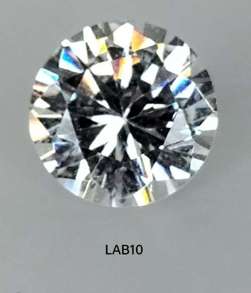 CUBIC ZIRCONIUM - AAA DIAMOND WHITE ROUND FACET - 2.97ct