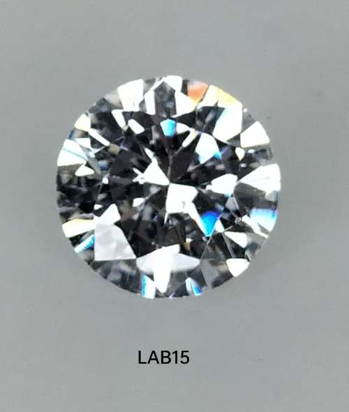 CUBIC ZIRCONIUM - TOP DIAMOND WHITE ROUND DIAMOND CUT - 4.54ct